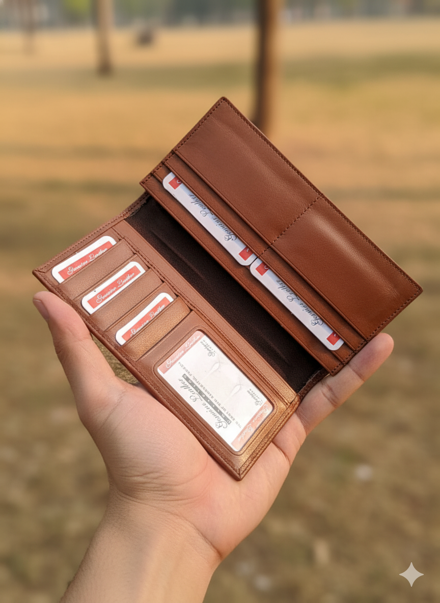 Men’s Classic Brown Leather Wallet