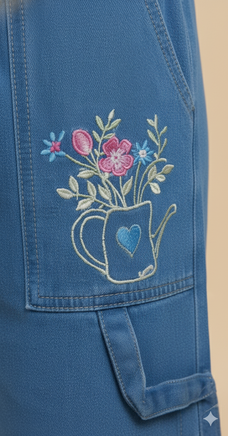 Girl Denim Jean light Blue GFJ-T008