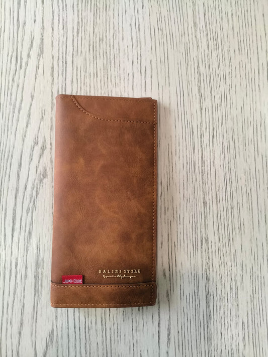 Men’s Balisi Style Brown Leather Wallet