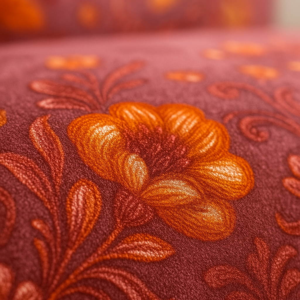 Floral Cotton Satin Bedsheet Set Floral-CB-T024