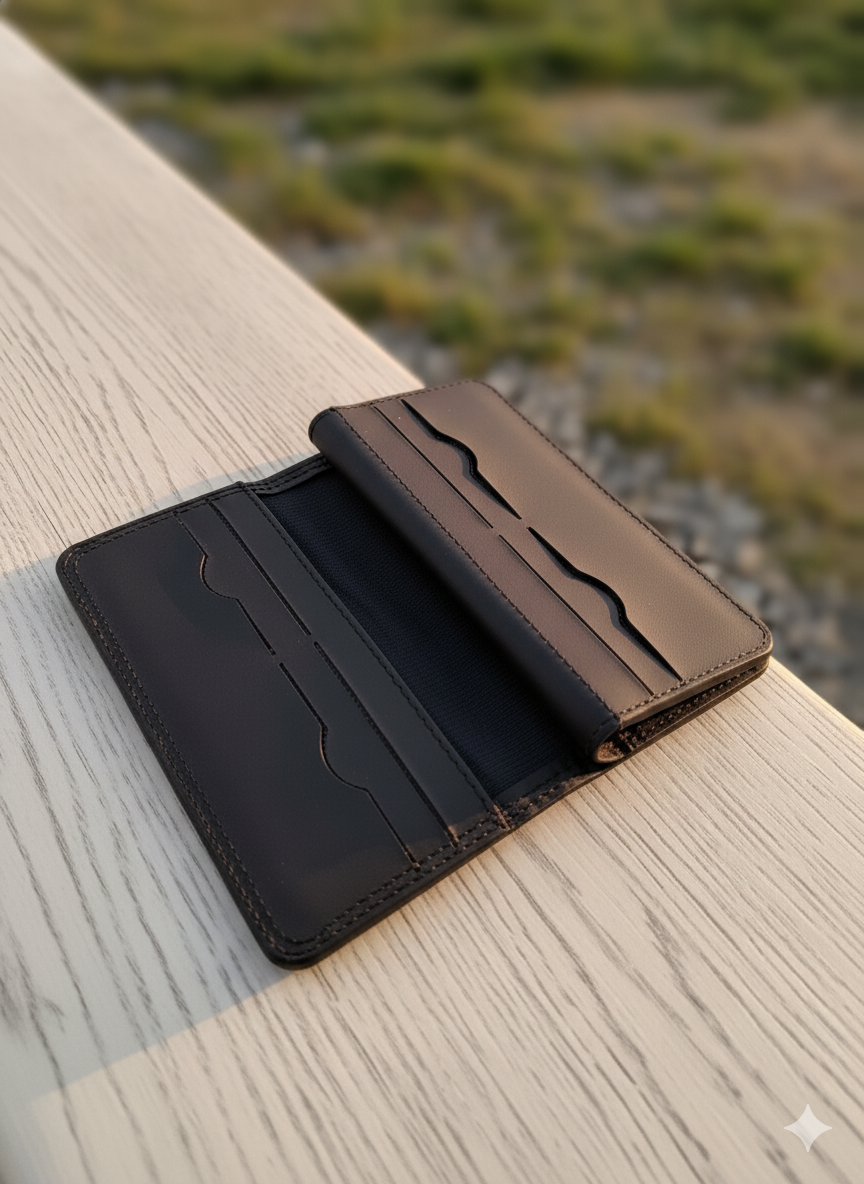 Men’s BOVI’S Black Leather Wallet