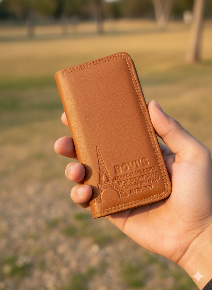 Men’s Tan Leather Wallet