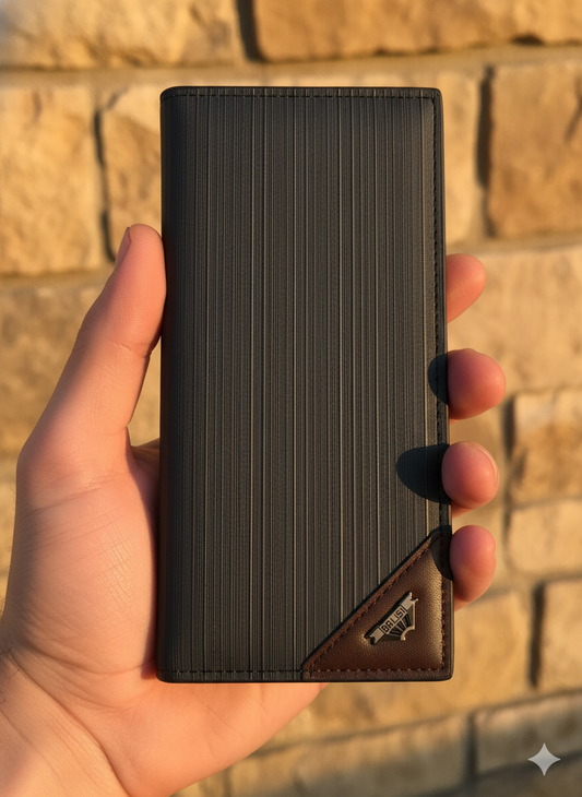 Men’s Balisi Signature Black Leather Wallet