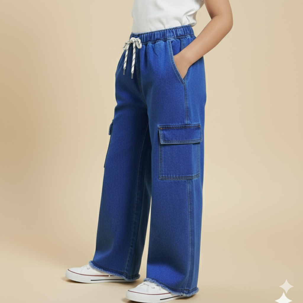 Girl Denim Jean Dark Blue GFJ-T012