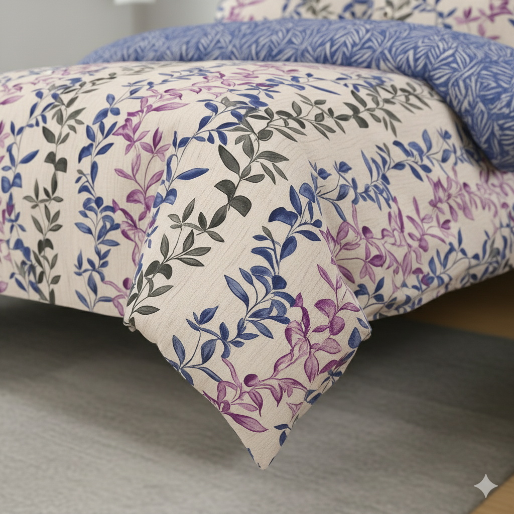 Floral Cotton Bedsheet Set Floral-CB-T026