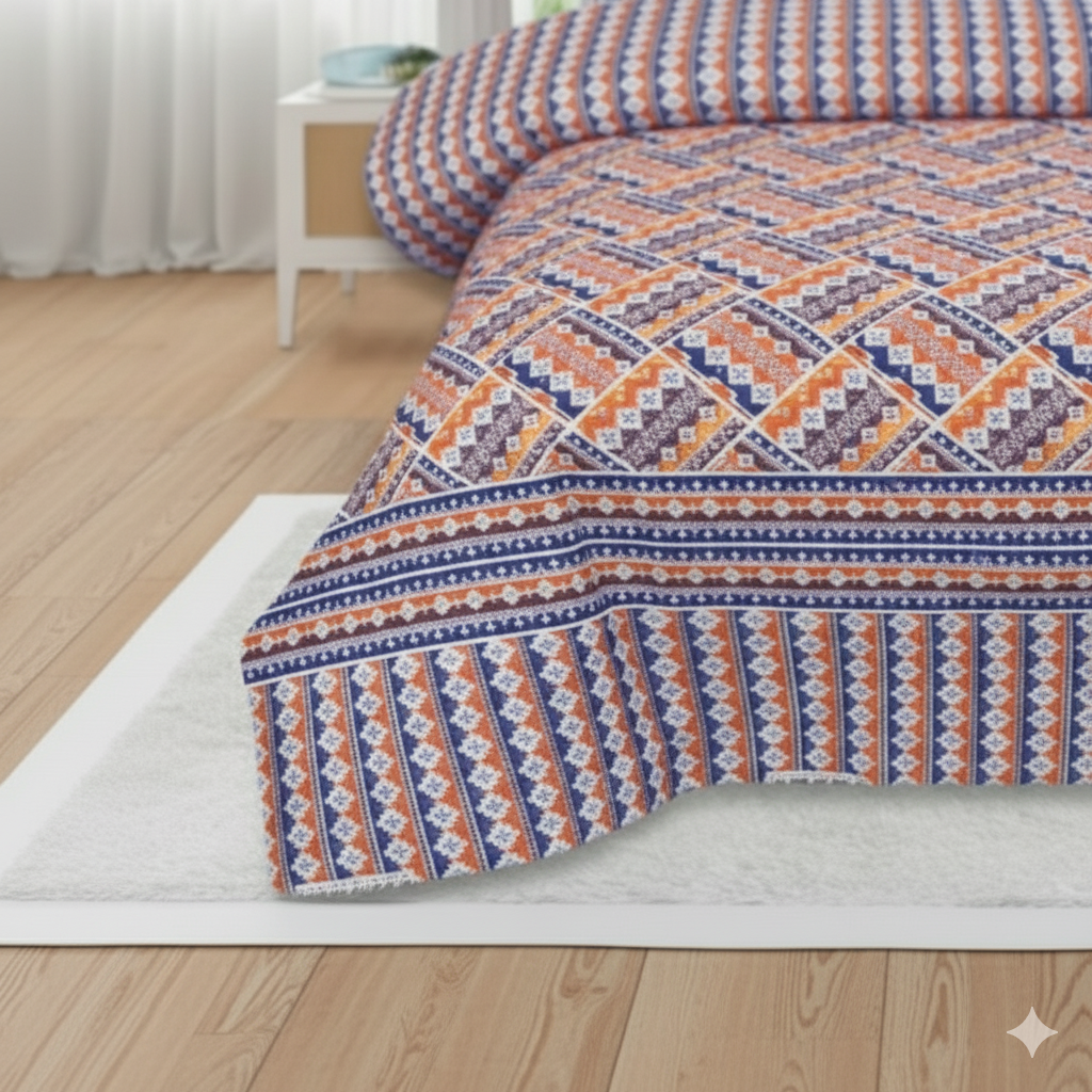 Geometric Cotton Bedsheet Geometric-CB-T029