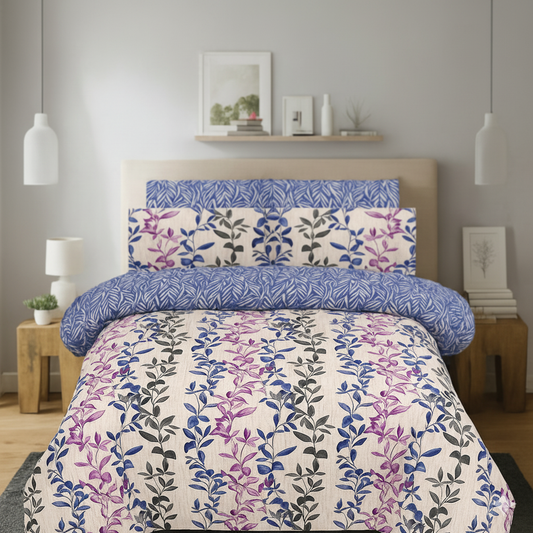 Floral Cotton Bedsheet Set Floral-CB-T026