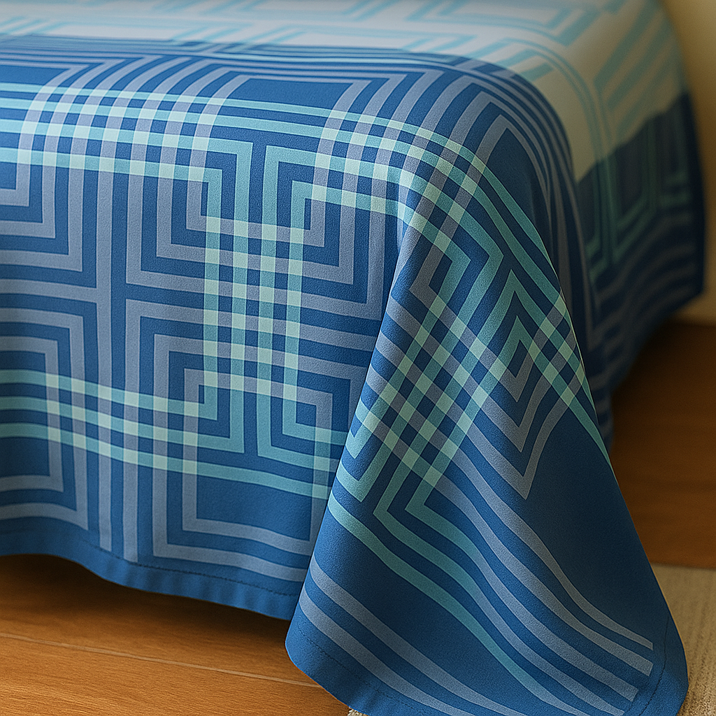 Premium Cotton Bedsheet Set Geometric-CB-TO14